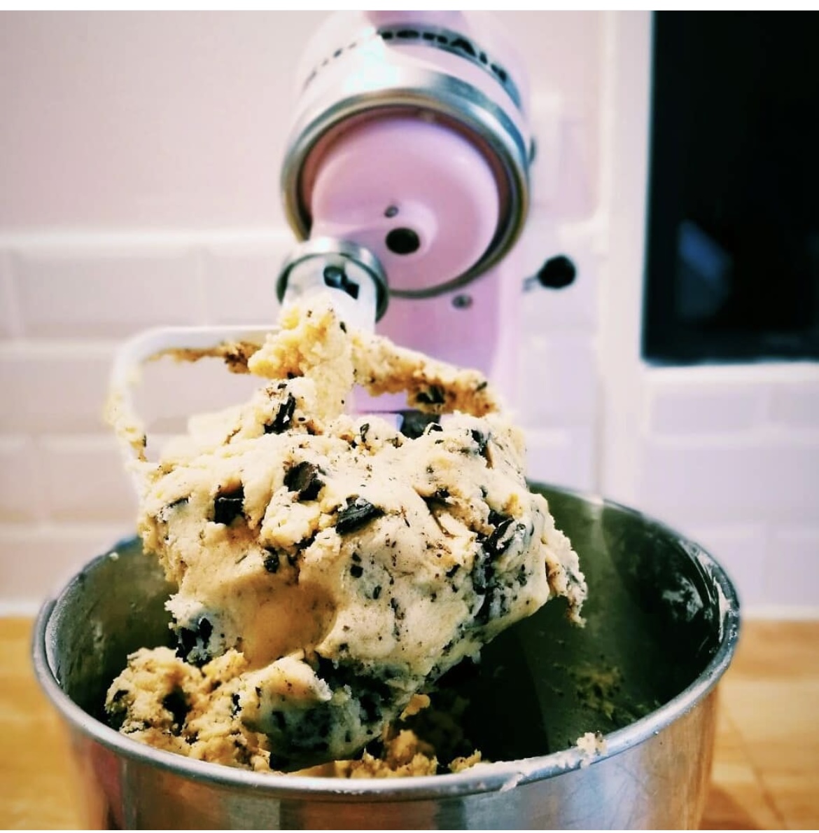 Pâte à cookie crue