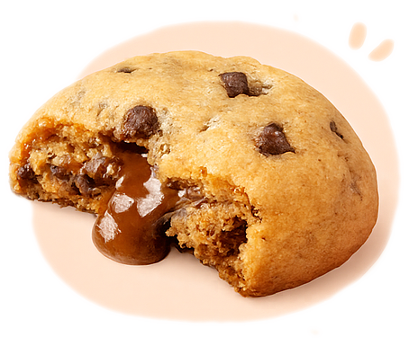 Photo cookie mi‑cuit